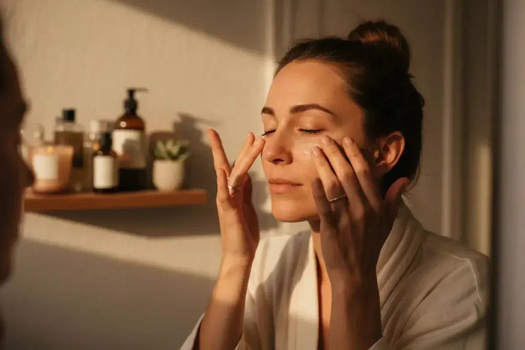 Routine soir visage & regard : guide simple peau + regard