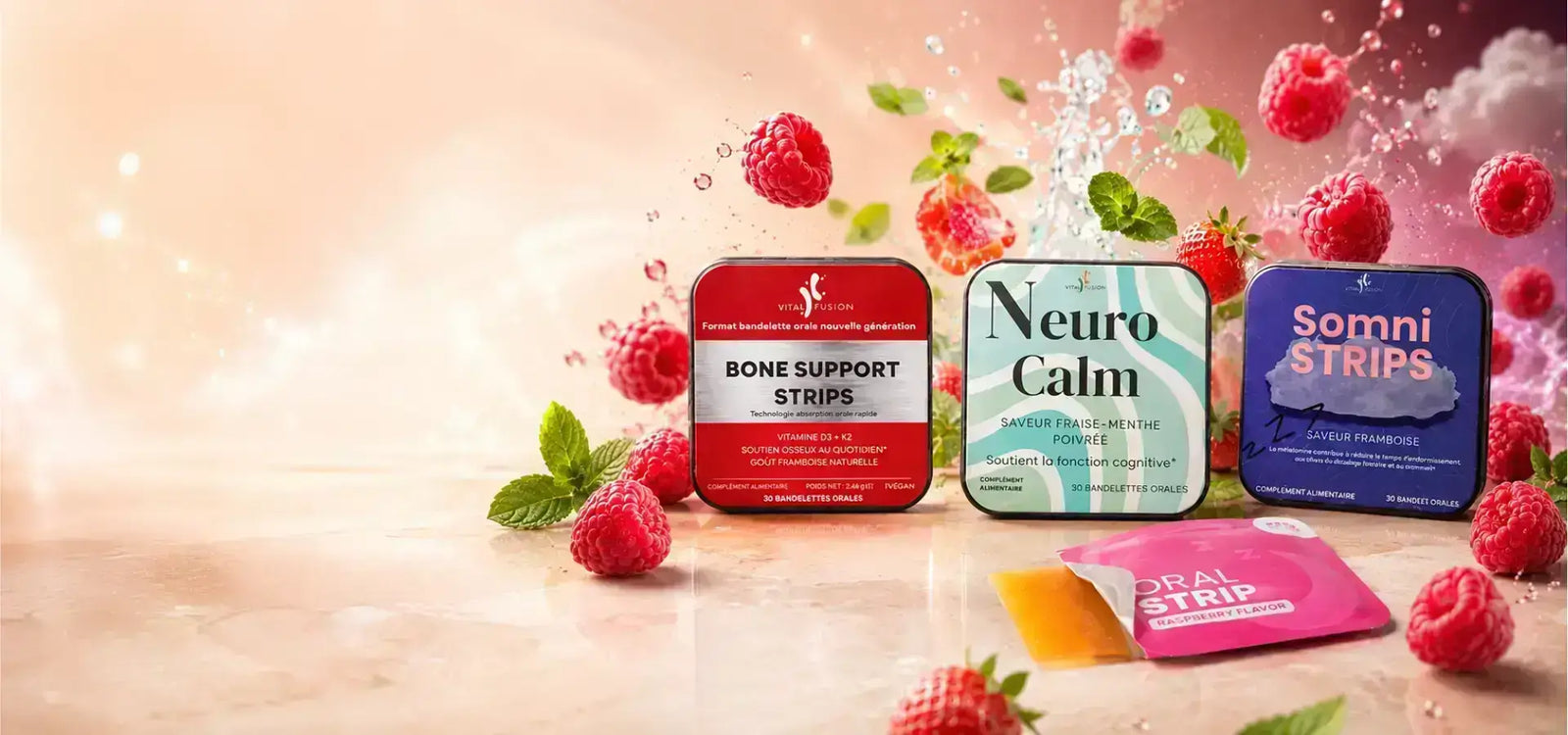 Gamme VitalFusion en bandelettes orales