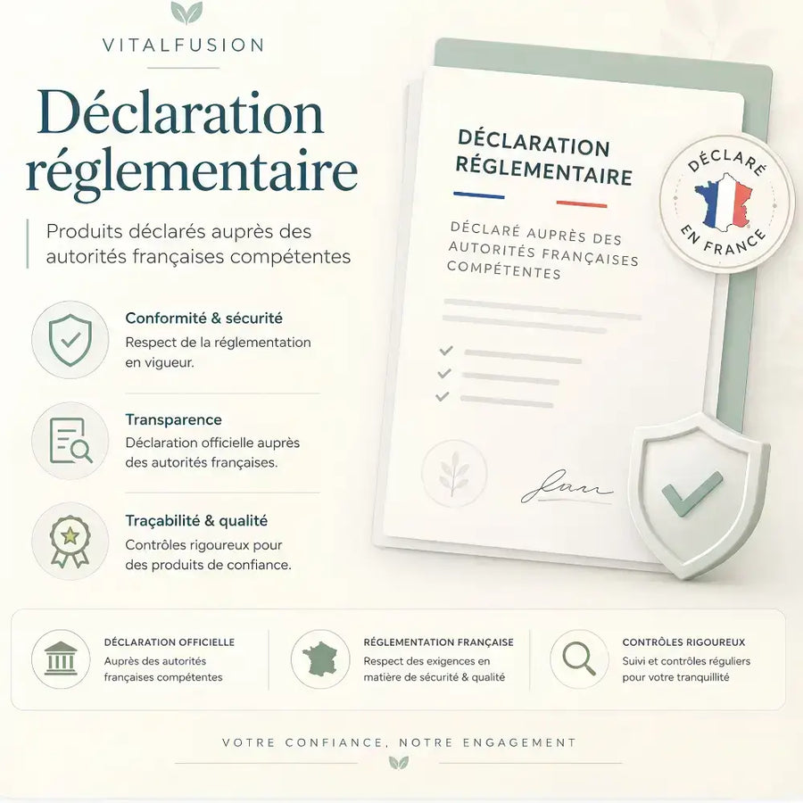 Déclaration réglementaire VitalFusion