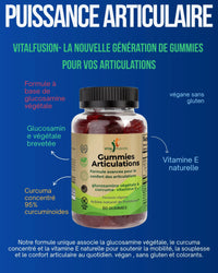 Gummies Joint - Support - Soulagement Genoux & Dos Végan - Complément Specialty Supplements - vitalfusion Gummies Articulations - Complément alimentaire - VitalFusion Gummies Joint - Support - Soulagement Genoux & Dos Végan - Énergie Naturelle - vitalfusion Vitaboost Pe