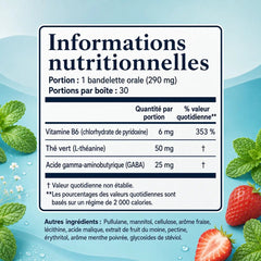 Neuro Calm – Bandelettes orales détente & équilibre - Complément Brain & Cognitive - vitalfusion Gummies Articulations - Complément alimentaire - VitalFusion Neuro Calm – Bandelettes orales détente & équilibre - Énergie Naturelle - vitalfusion Vitaboost Pe
