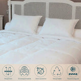 Oreiller mi-ferme en duvet offrant confort durable et maintien équilibré nuit après nuit