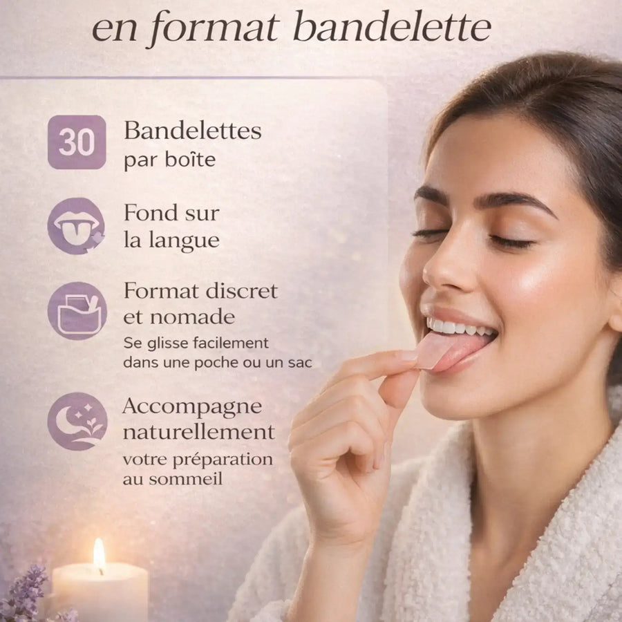 SomniStrips — Bandelettes Orales à la Mélatonine | Endormissement Rapide