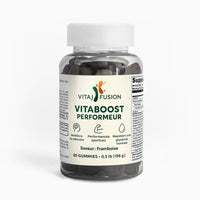 Gummies Vitaboost Performer VitalFusion – formule adaptogènes 10 champignons